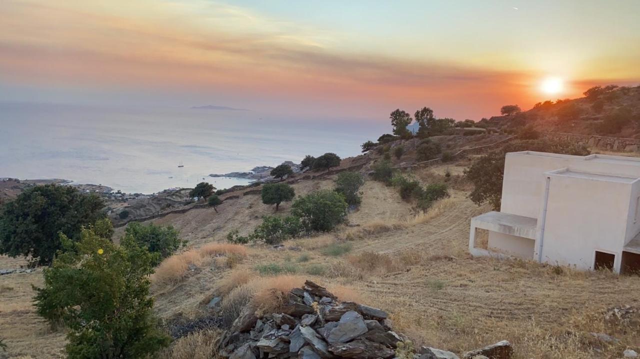 Kea Houses View - Μαγευτική Θέα Στο Αιγαίο Πέλαγος Φοιρα Κατω Μερια Κεασ Kato Meria ภายนอก รูปภาพ