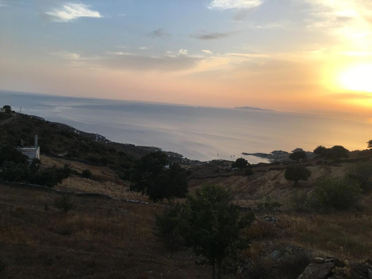 Kea Houses View - Μαγευτική Θέα Στο Αιγαίο Πέλαγος Φοιρα Κατω Μερια Κεασ Kato Meria ภายนอก รูปภาพ
