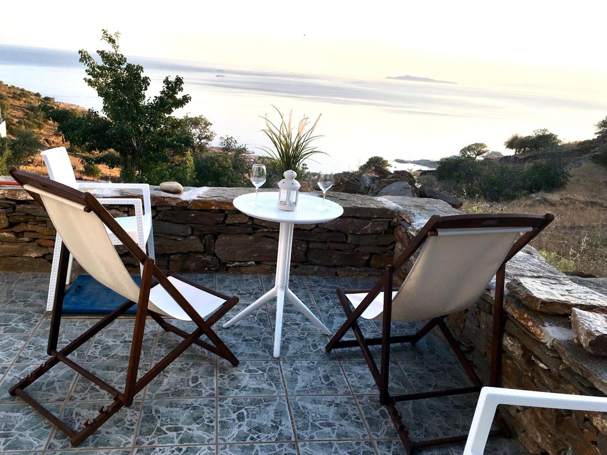 Kea Houses View - Μαγευτική Θέα Στο Αιγαίο Πέλαγος Φοιρα Κατω Μερια Κεασ Kato Meria ภายนอก รูปภาพ