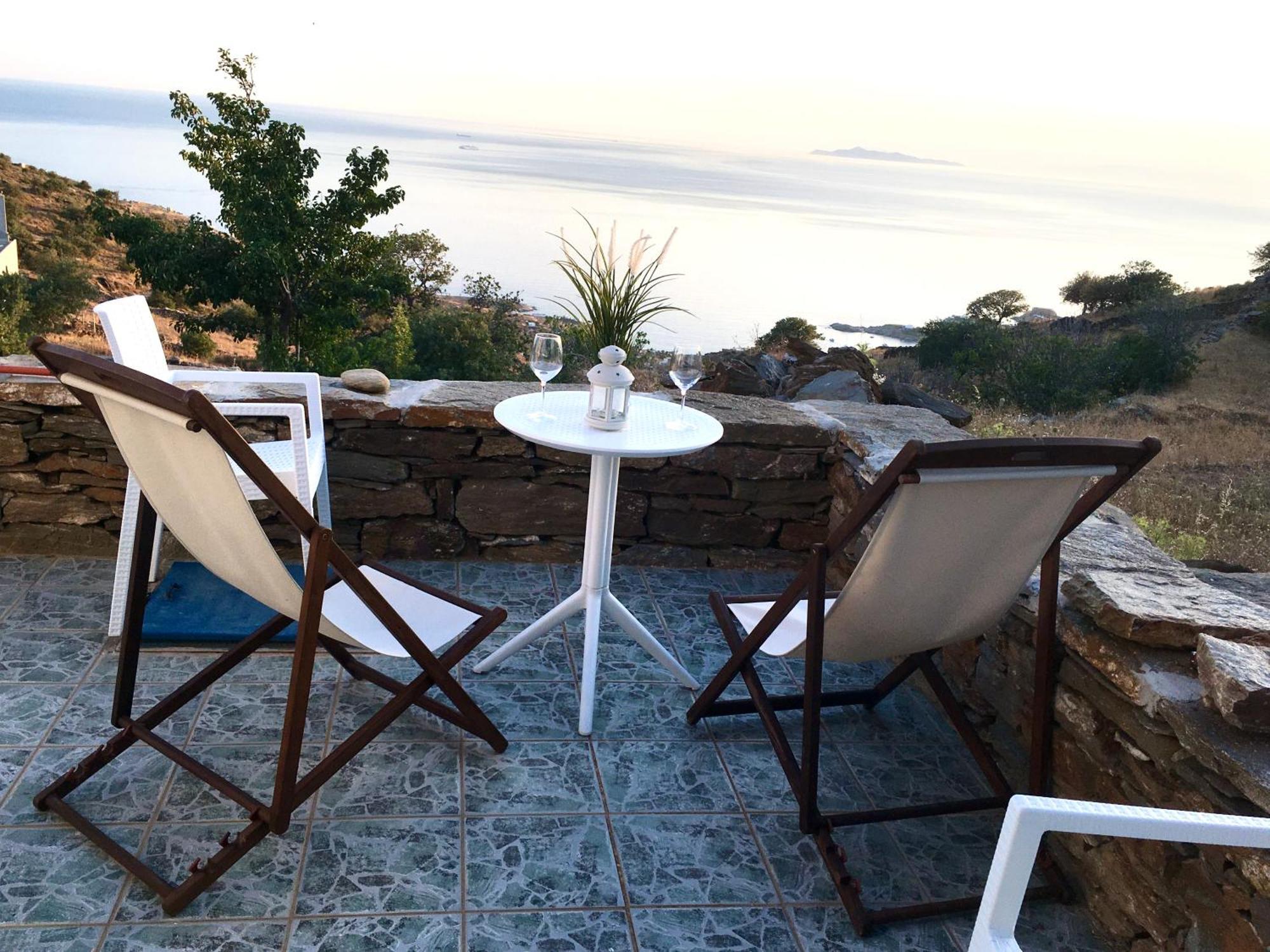 Kea Houses View - Μαγευτική Θέα Στο Αιγαίο Πέλαγος Φοιρα Κατω Μερια Κεασ Kato Meria ภายนอก รูปภาพ